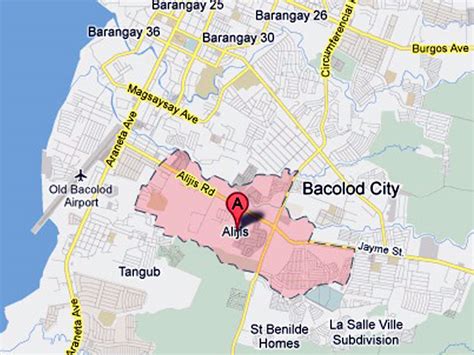 bacolod city maps|Bacolod Map, Map of Bacolod city .